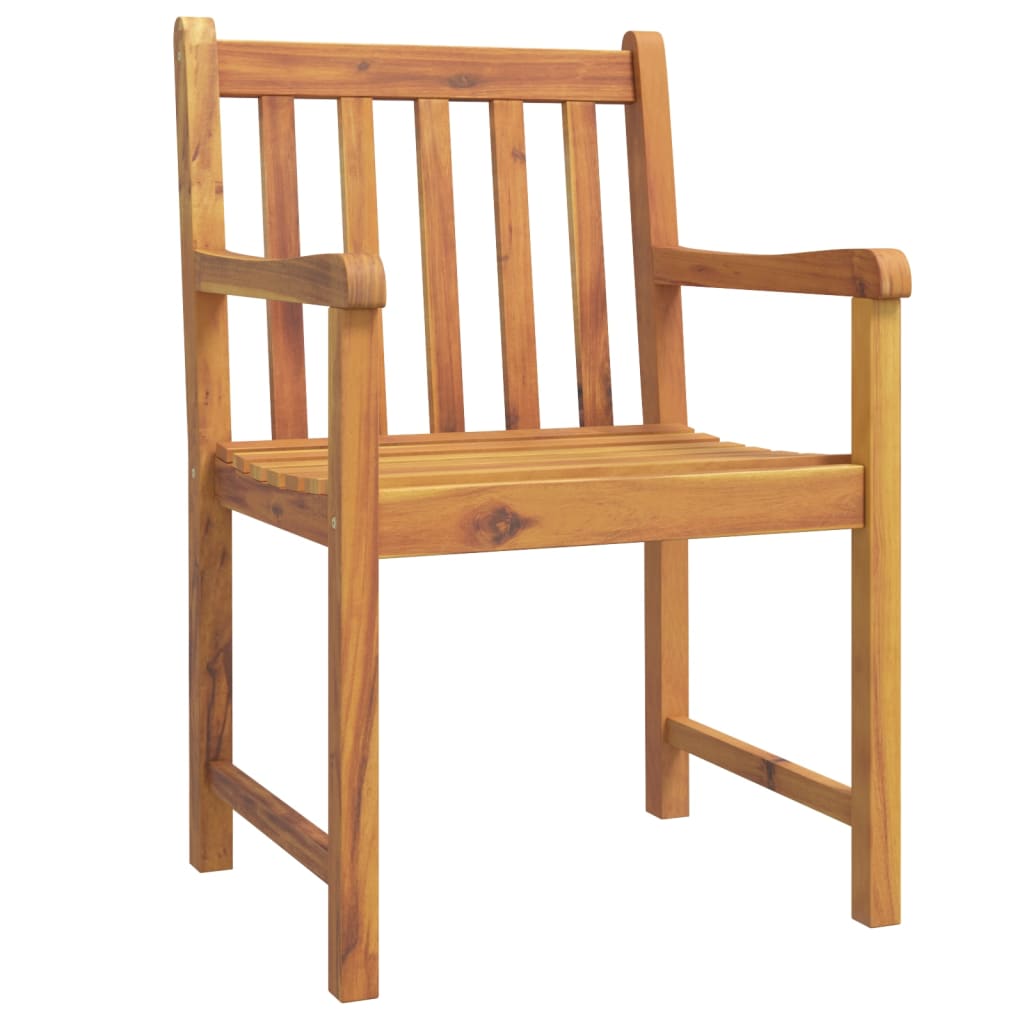Hagestoler 8 stk 56x55,5x90 cm heltre akasie