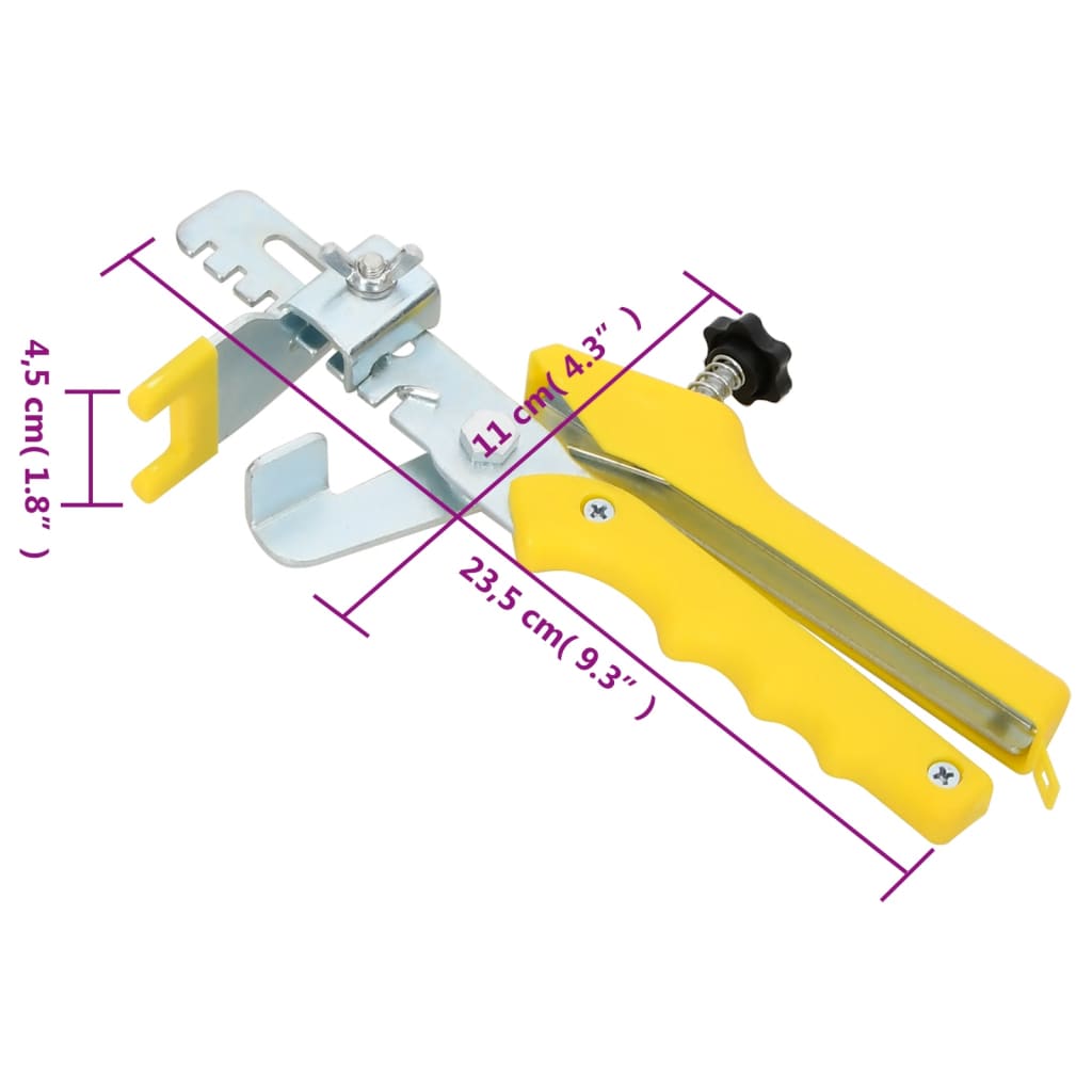 Flisklipssystem 500 kiler 2500 klips 3 mm