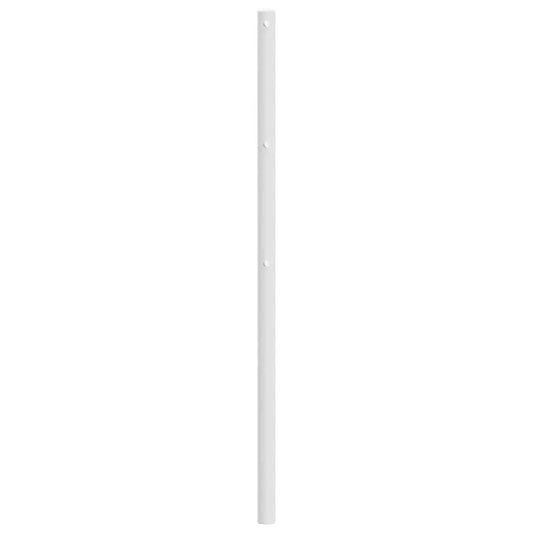 Utskiftbar sengegavl i metall hvit 100 cm