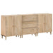 Sideskap 3 stk 60x33x75 cm heltre mango