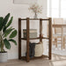 Oppbevaringshylle 3 etasjer brun 60x38x90 cm heltre furu