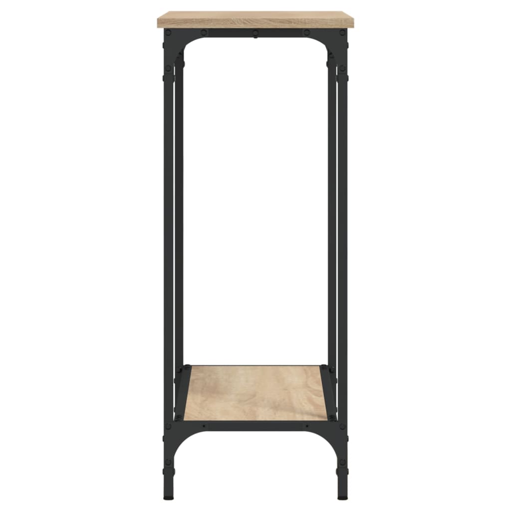 Konsollbord Sonoma eik 75x30,5x75 cm konstruert tre