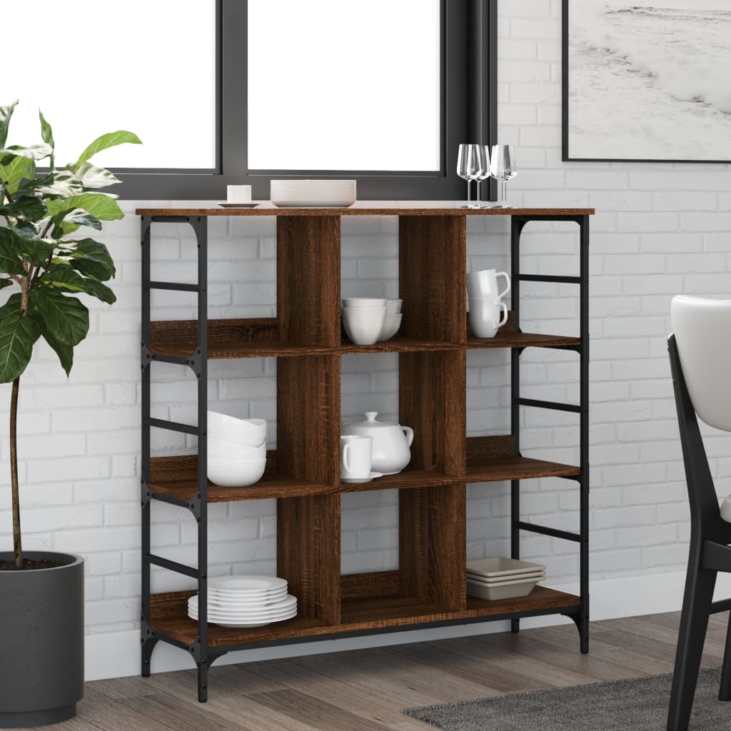 Skjenk brun eik 102x32x103,5 cm konstruert tre