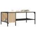 Salongbord med stativ sonoma eik 100x51x40 cm konstruert tre