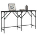 Konsollbord svart 140x29x75 cm konstruert tre