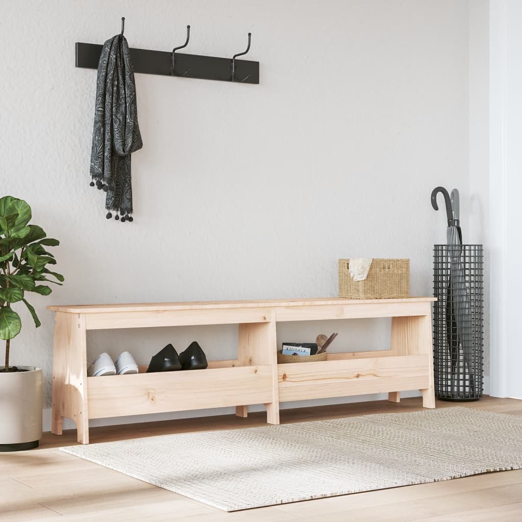 Hallbenk 160x28x45 cm heltre furu