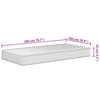 Skummadrass middels myk 100x200 cm