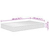 Skummadrass middels myk 120x200 cm