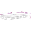 Skummadrass middels myk 120x200 cm