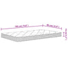 Skummadrass middels myk 90x190 cm