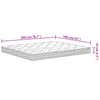 Skummadrass middels myk 160x200 cm