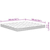 Skummadrass middels myk 180x200 cm