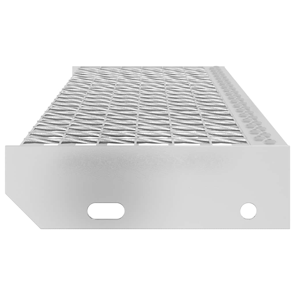 Gittertrinn 90x24x7 cm galvanisert stål