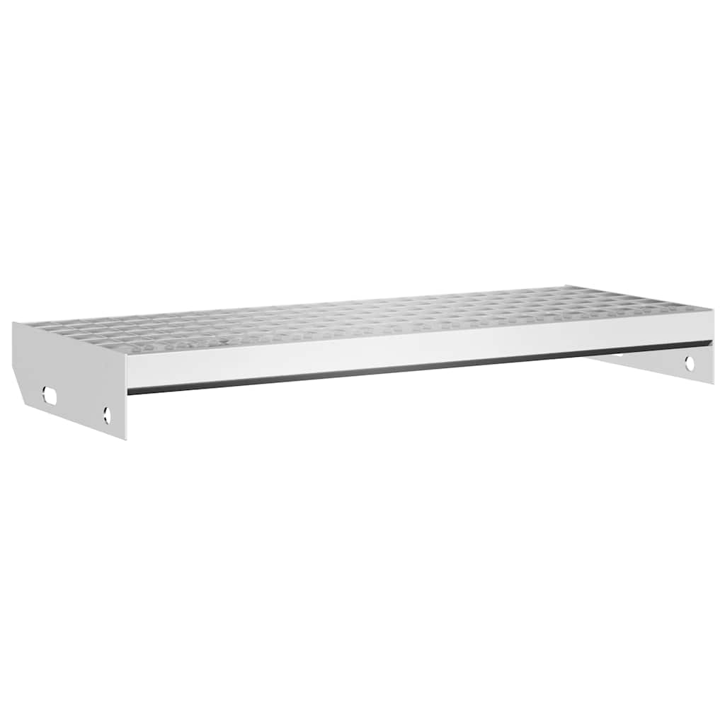 Gittertrinn 60x24x7 cm galvanisert stål