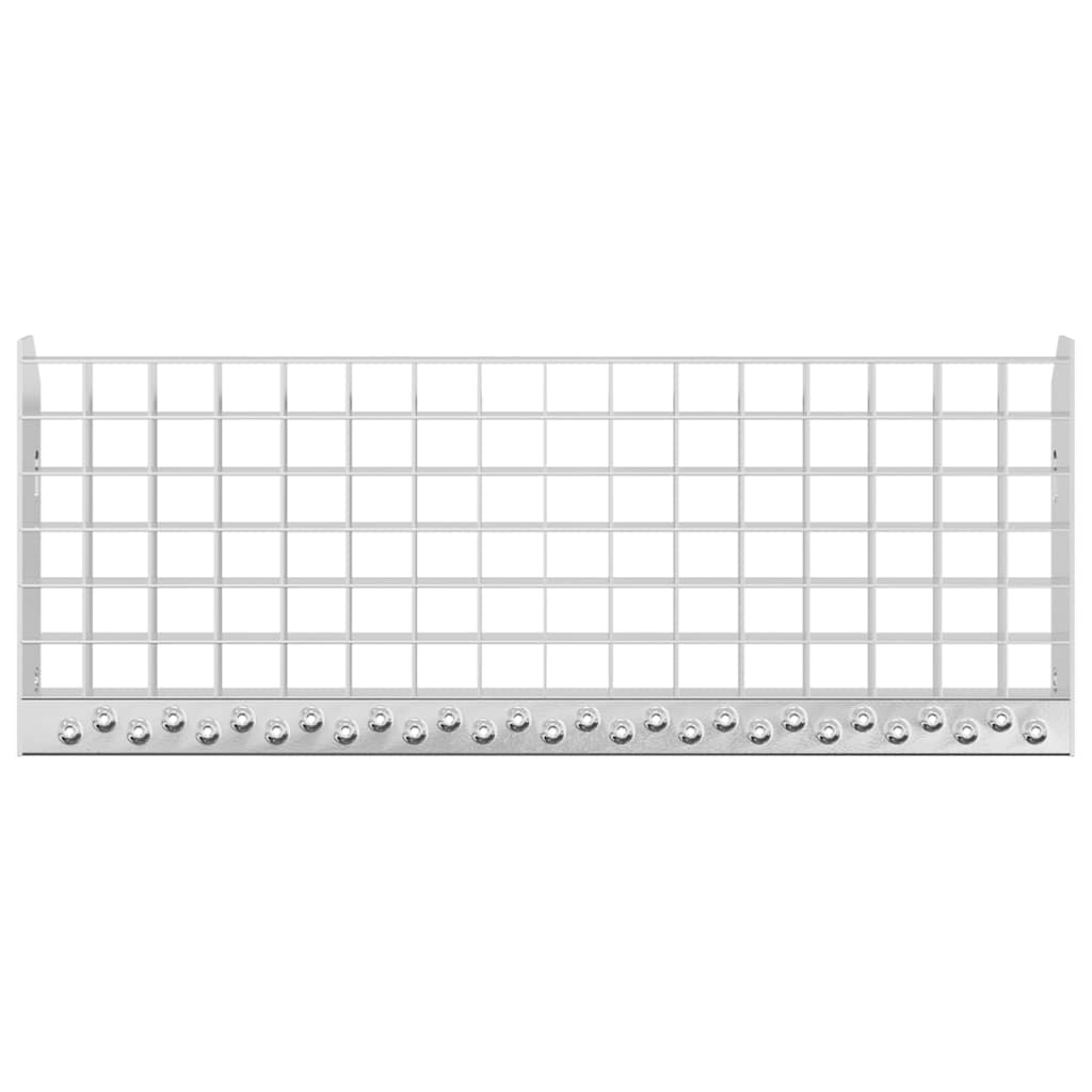 Gittertrinn 60x24x7 cm galvanisert stål