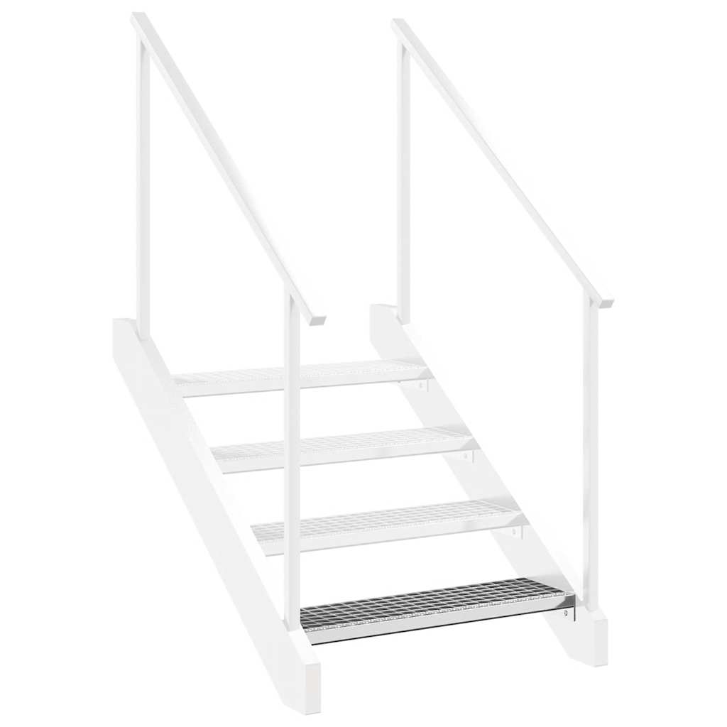 Gittertrinn 60x24x7 cm galvanisert stål