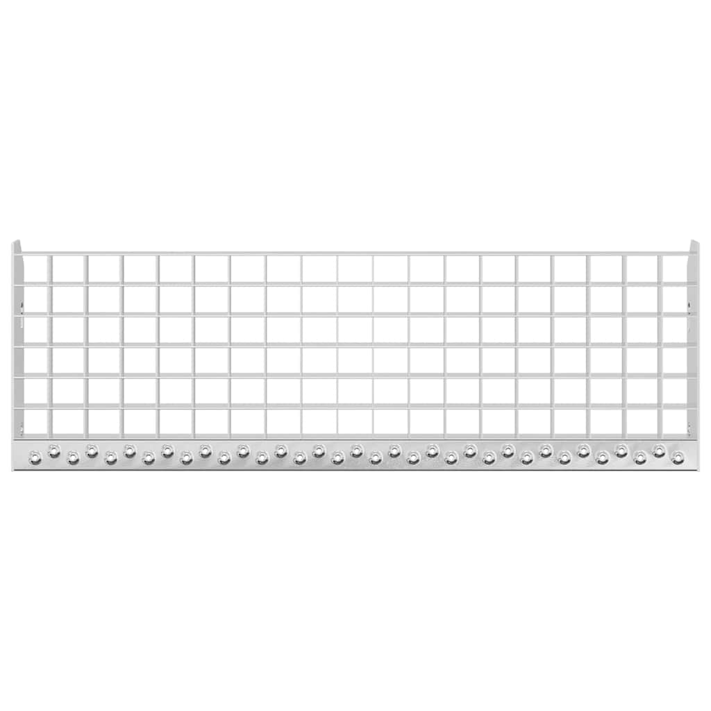 Gittertrinn 70x24x7 cm galvanisert stål