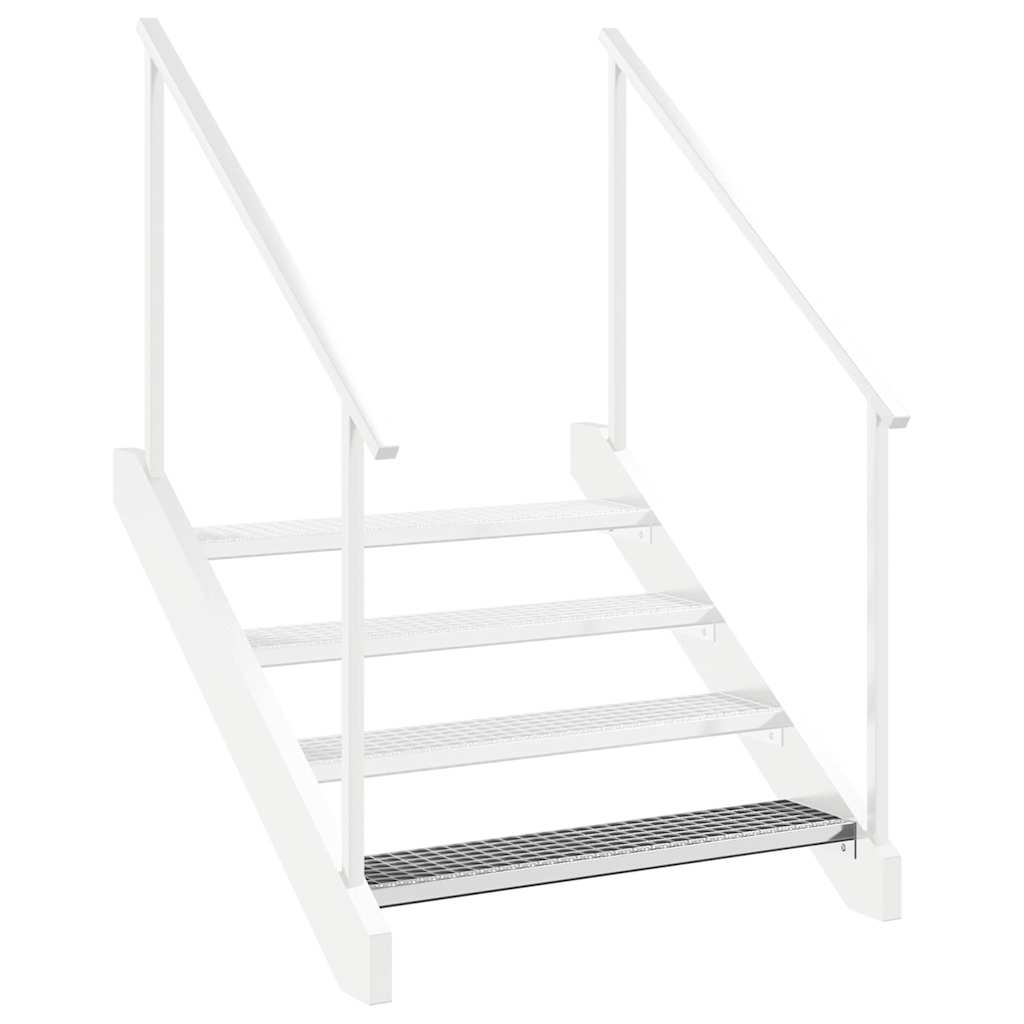 Gittertrinn 90x24x7 cm galvanisert stål