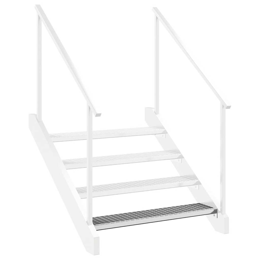 Gittertrinn 100x24x7 cm galvanisert stål