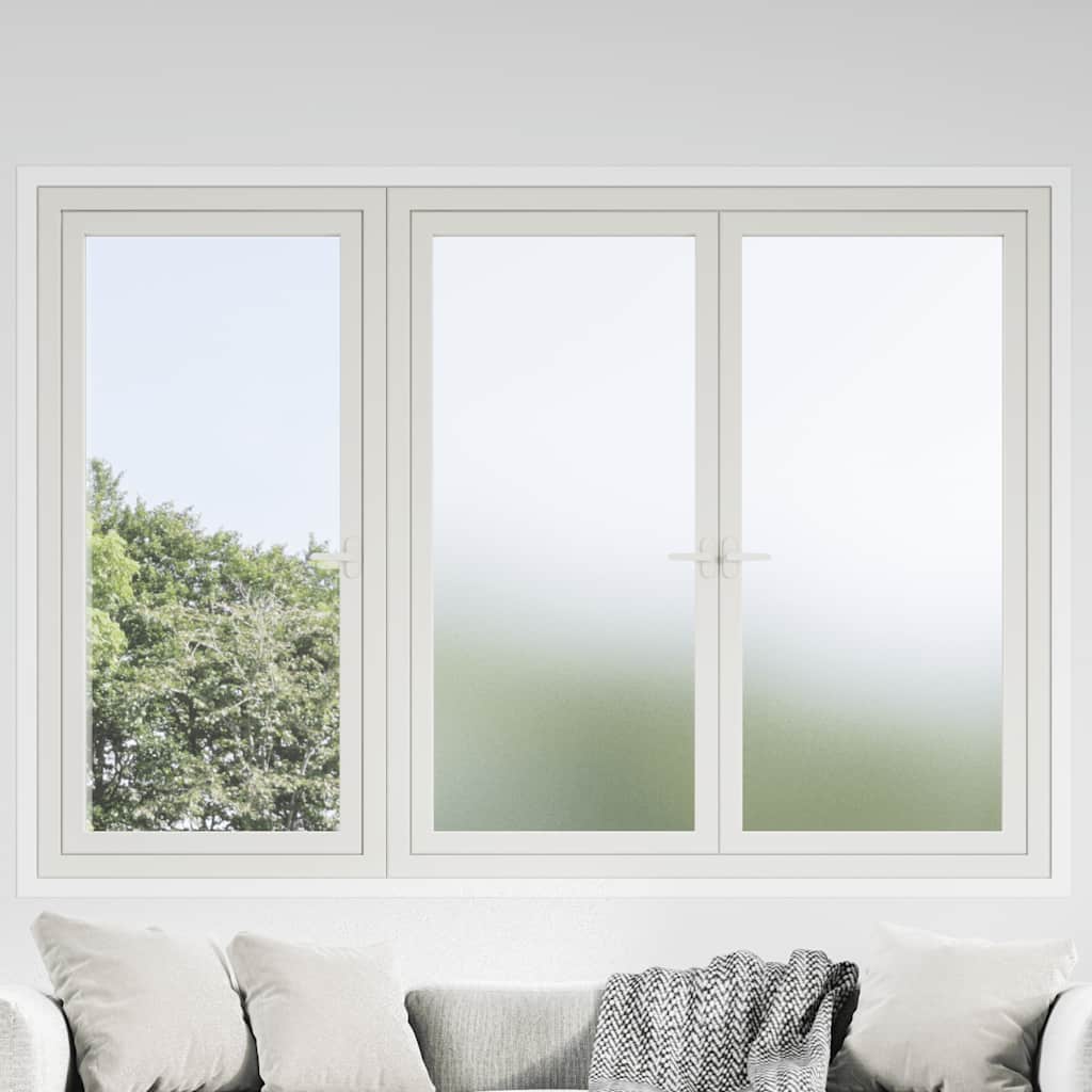 Vindusfilm frostet hvit PVC