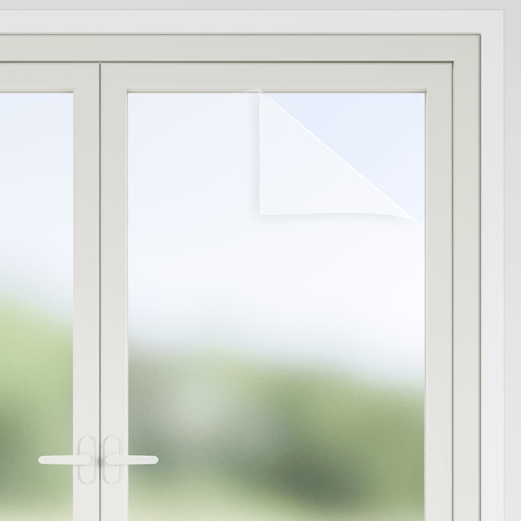 Vindusfilm frostet hvit PVC