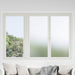 Vindusfilm frostet hvit PVC