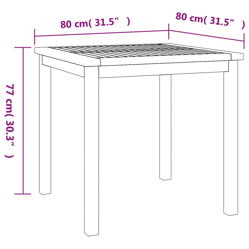 Hagespisegruppe 5 deler heltre teak
