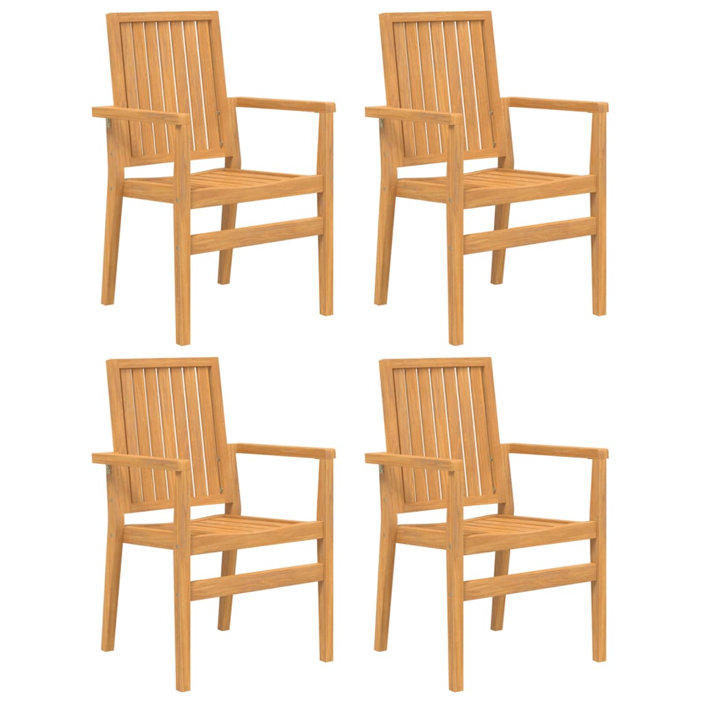 Hagespisegruppe 5 deler heltre teak vidaXL