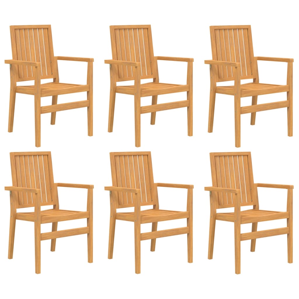 Utendørs spisestue 7 deler heltre teak vidaXL