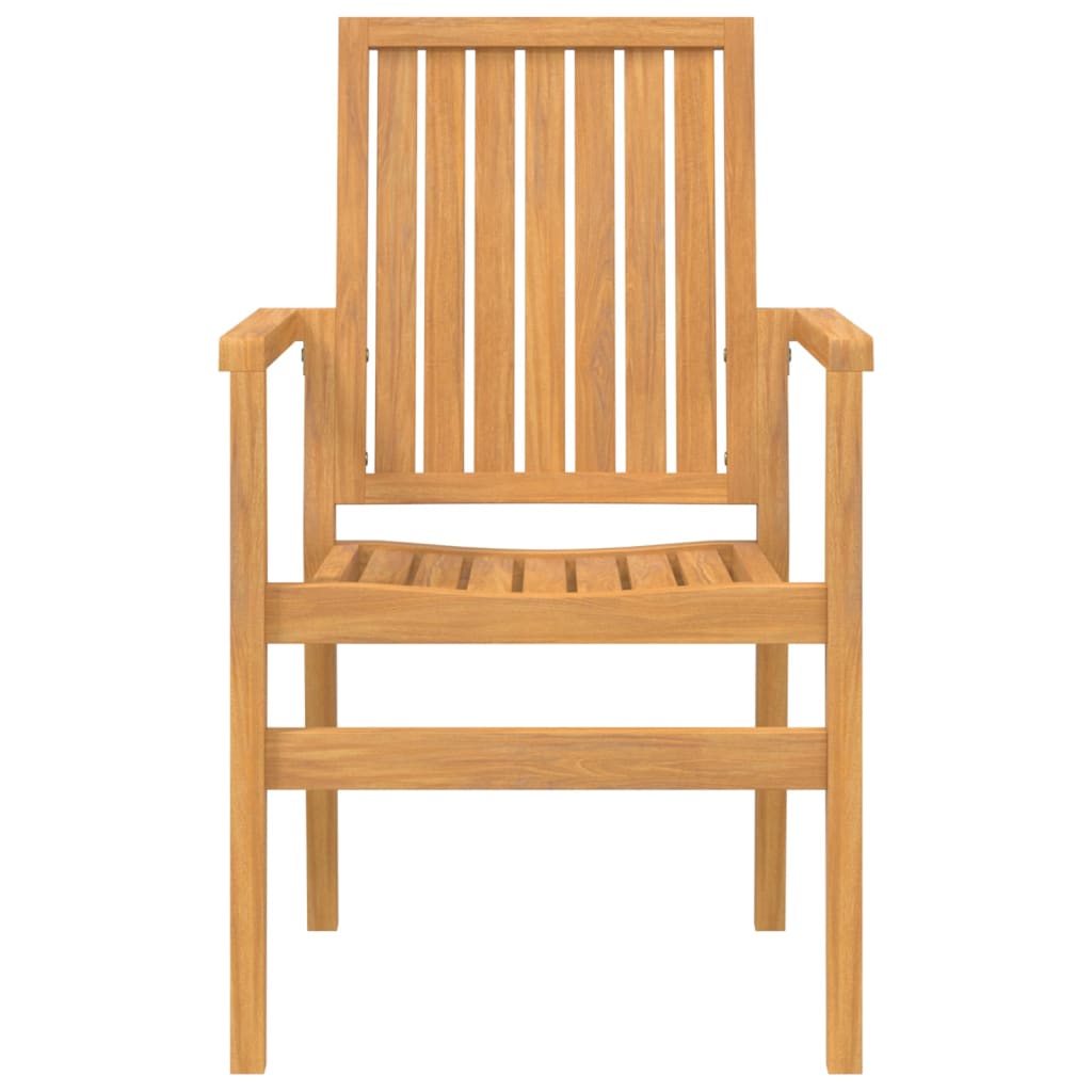 Utendørs spisestue 7 deler heltre teak vidaXL
