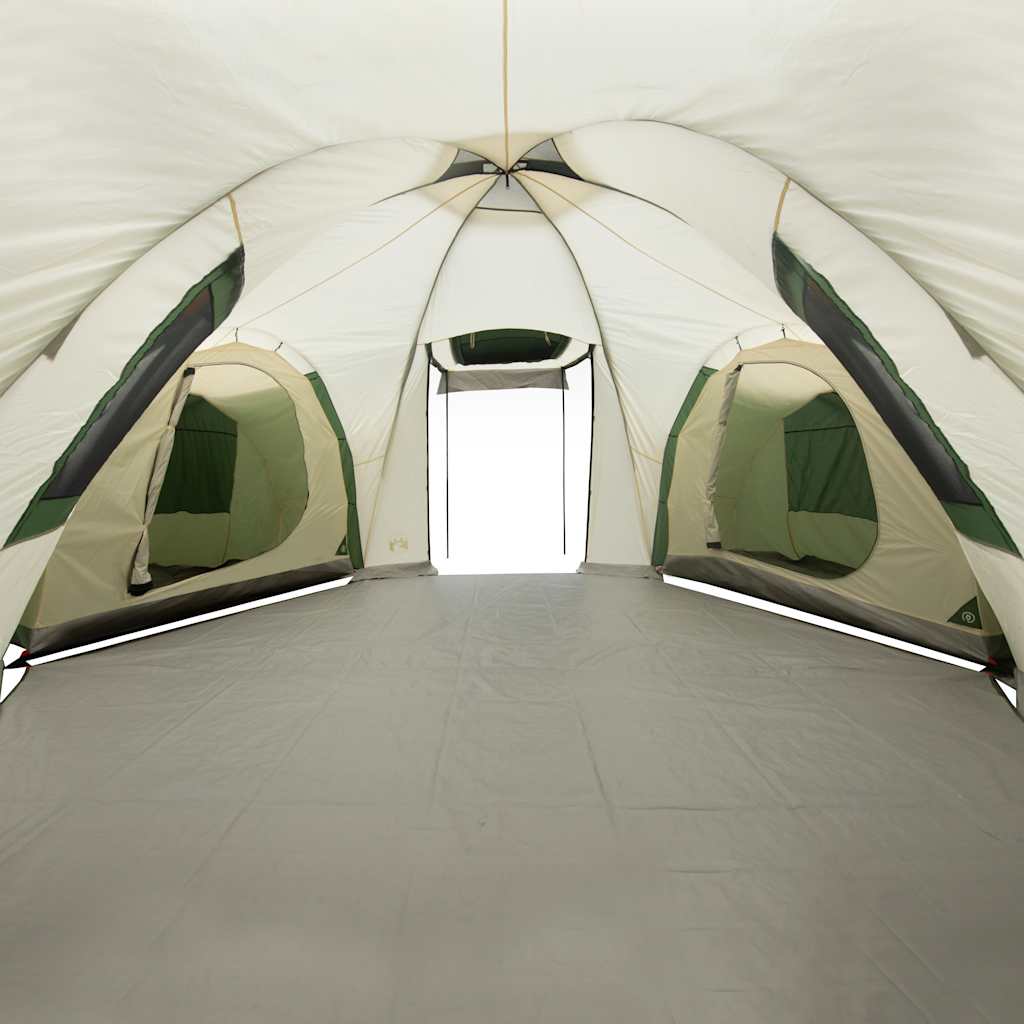Kuppeltelt for camping 12 personer grønn vanntett vidaXL
