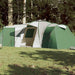 Kuppeltelt for camping 12 personer grønn vanntett vidaXL