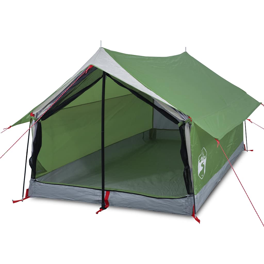 Campingtelt 2 personer grønn vanntett vidaXL