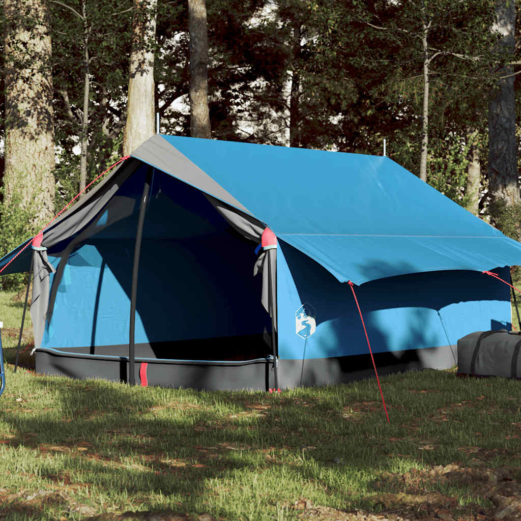 Campingtelt 2 personer blå vanntett vidaXL