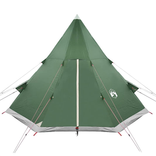 Campingtelt tipi 4 personer grønn vanntett