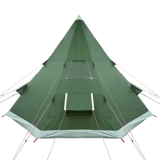Campingtelt tipi 4 personer grønn vanntett