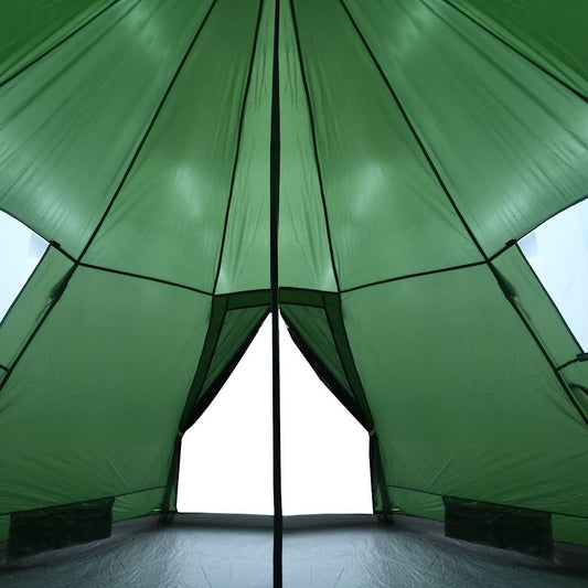 Campingtelt tipi 4 personer grønn vanntett
