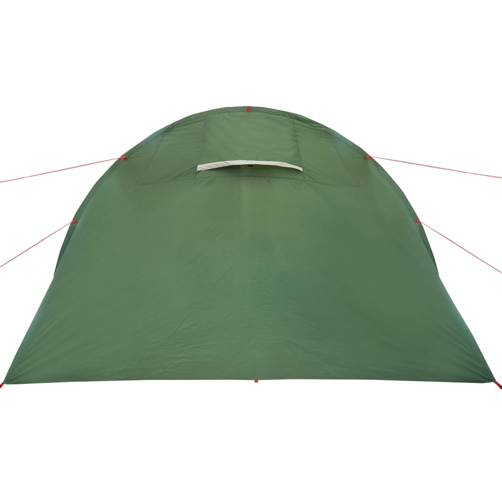 Tunneltelt for camping 4 personer grønn vanntett