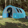 Tunneltelt for camping 4 personer blå vanntett