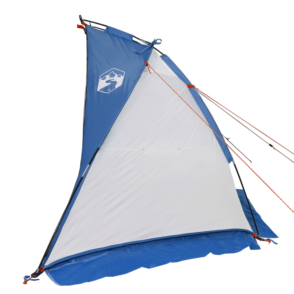 Strandtelt asurblå 268x223x125 cm 185T polyester