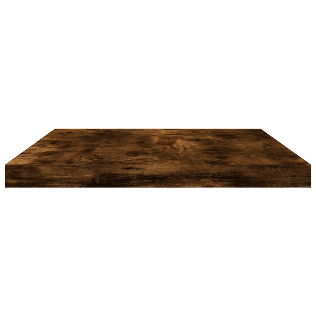 Vegghyller 4 stk røkt eik 40x20x1,5 cm konstruert tre