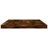 Vegghyller 4 stk røkt eik 40x20x1,5 cm konstruert tre