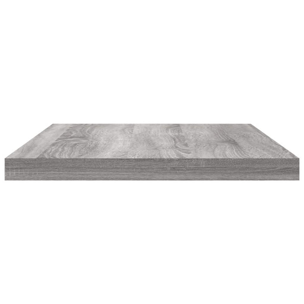 Vegghyller 4 stk grå sonoma 40x20x1,5 cm konstruert tre