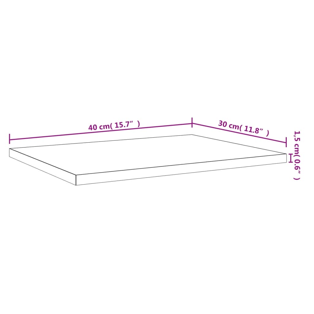 Vegghyller 4 stk grå sonoma 40x30x1,5 cm konstruert tre