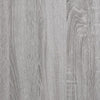 Vegghyller 4 stk grå sonoma 40x40x1,5 cm konstruert tre