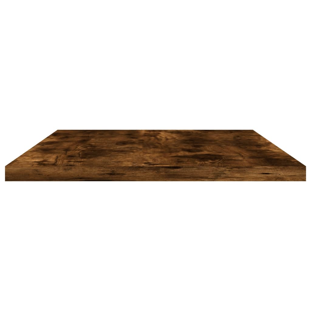 Vegghyller 4 stk røkt eik 60x20x1,5 cm konstruert tre