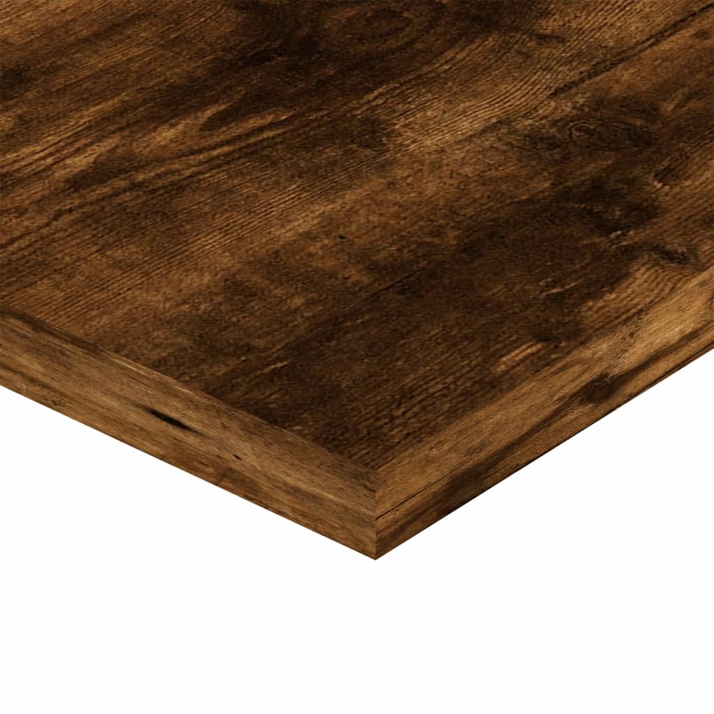 Vegghyller 4 stk røkt eik 60x20x1,5 cm konstruert tre