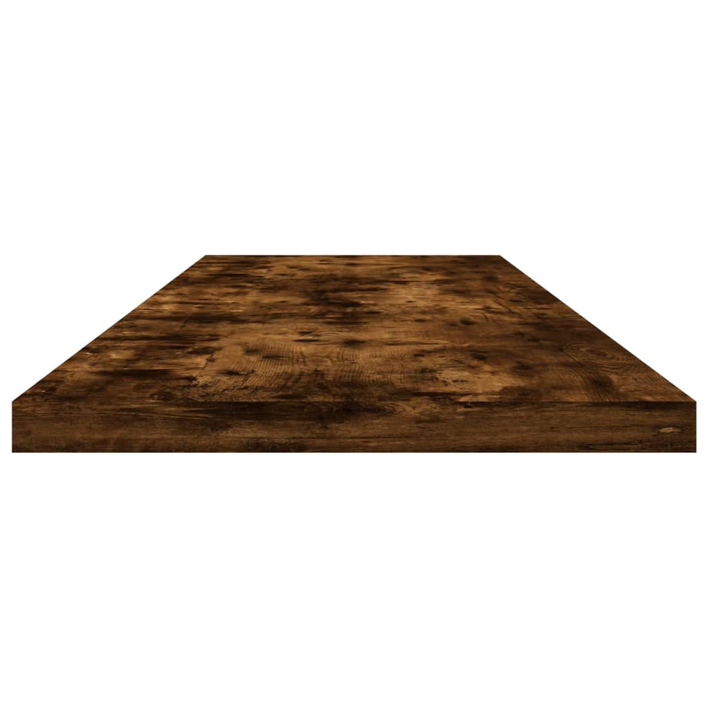 Vegghyller 4 stk røkt eik 100x20x1,5 cm konstruert tre