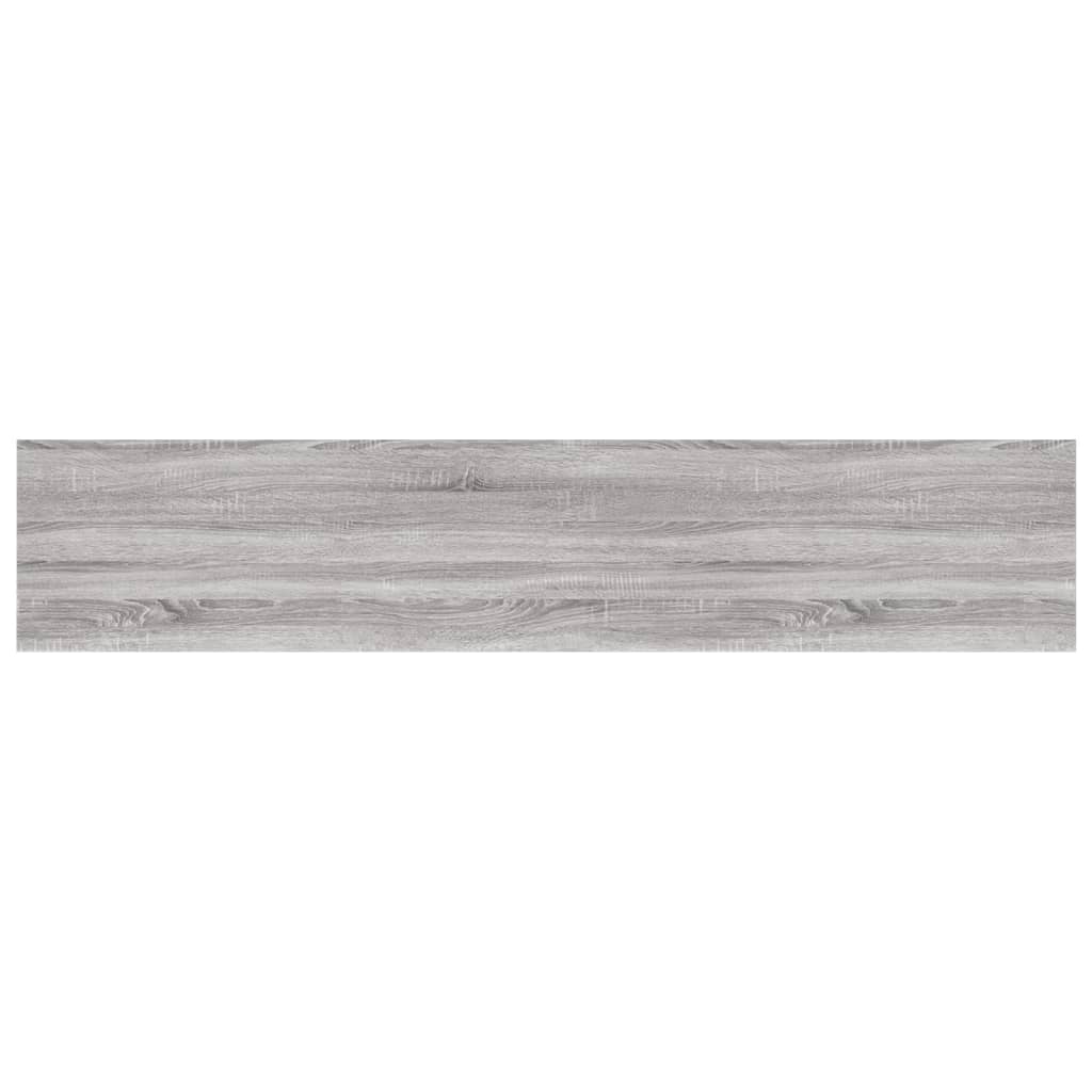 Vegghyller 4 stk grå sonoma 100x20x1,5 cm konstruert tre