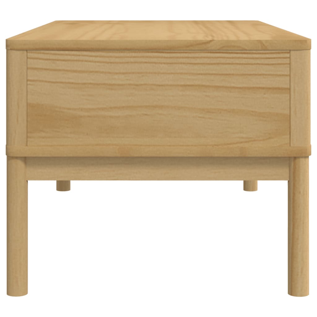 Salongbord FLORO voksbrun 99x55,5x45 cm heltre furu